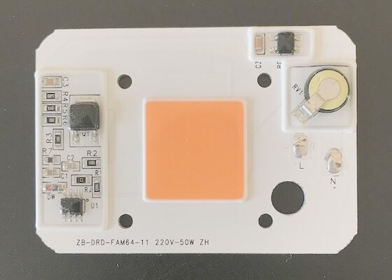 O DOB 50W de AC220V cresce o suporte Driverless claro do diodo emissor de luz 3200k 78x55mm